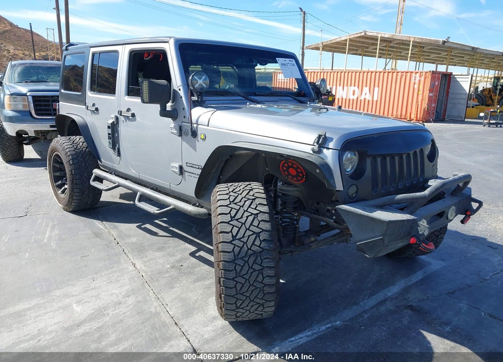 2018 JEEP WRANGLER JK UNLIMITED SPORT S 4X4 VIN: 1C4BJWDG0JL910215