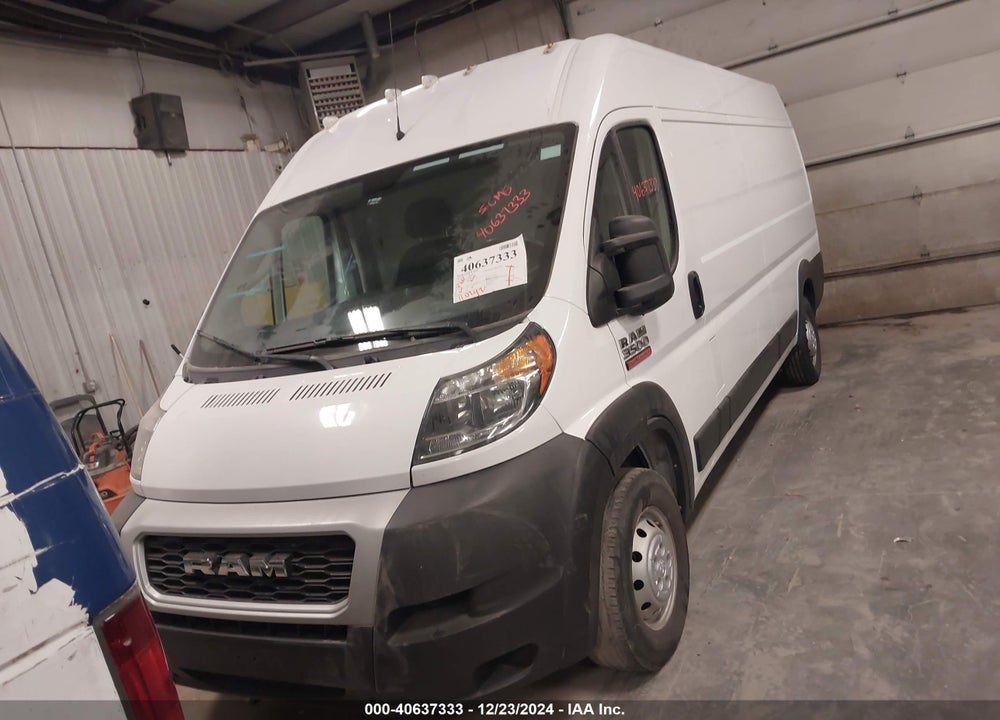 2021 RAM PROMASTER 3500 CARGO VAN HIGH ROOF 159 WB EXT VIN: 3C6MRVJG8ME514764