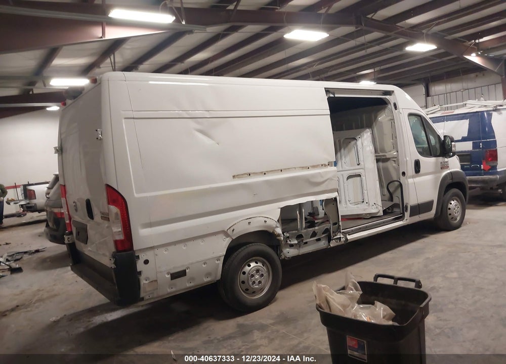 2021 RAM PROMASTER 3500 CARGO VAN HIGH ROOF 159 WB EXT VIN: 3C6MRVJG8ME514764