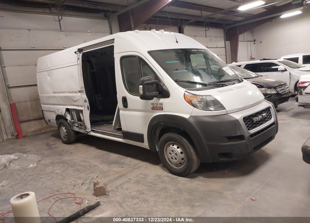 2021 RAM PROMASTER 3500 CARGO VAN HIGH ROOF 159 WB EXT VIN: 3C6MRVJG8ME514764