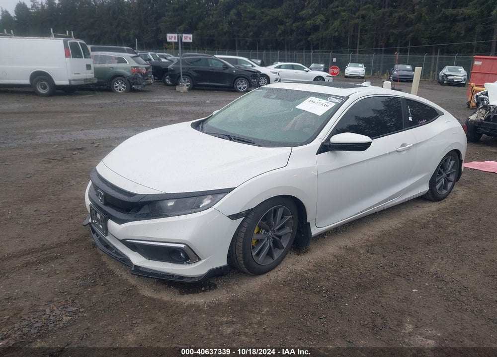 2019 HONDA CIVIC EX VIN: 2HGFC3B38KH352513