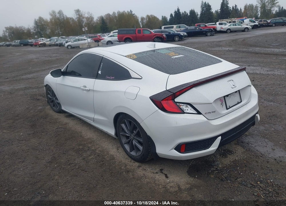 2019 HONDA CIVIC EX VIN: 2HGFC3B38KH352513