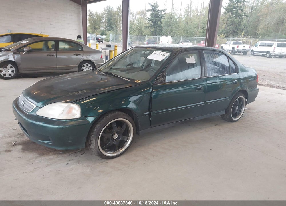 2000 HONDA CIVIC VALUE PACKAGE VIN: 2HGEJ6610YH515045