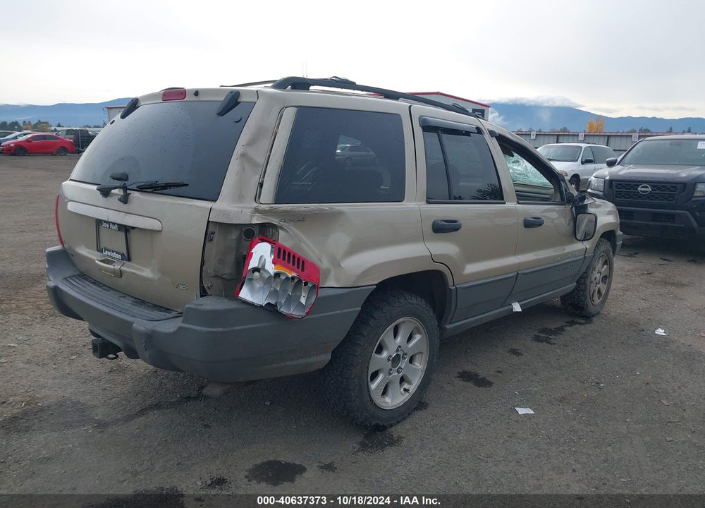 2001 JEEP GRAND CHEROKEE LAREDO VIN: 1J4GW48N61C738528