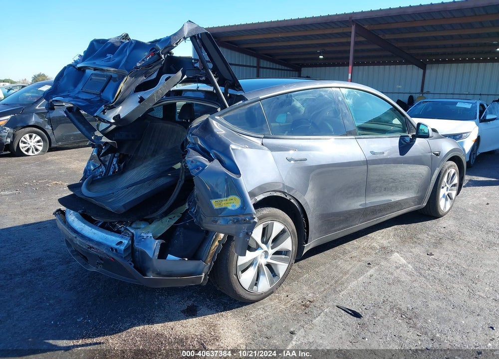 2022 TESLA MODEL Y LONG RANGE DUAL MOTOR ALL-WHEEL DRIVE VIN: 7SAYGDEEXNF348605