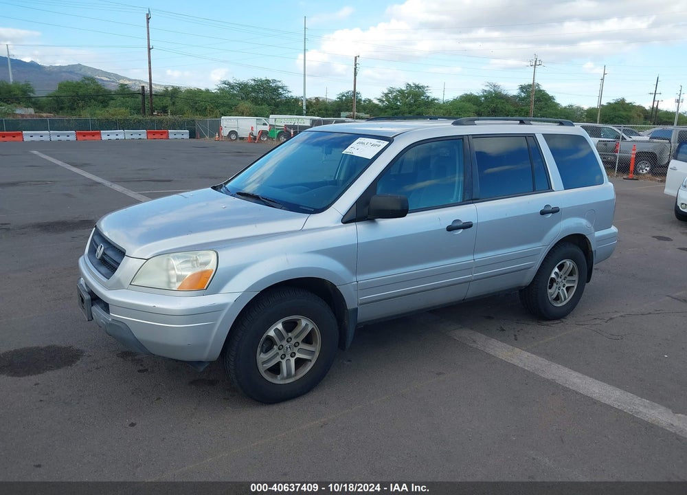 2003 HONDA PILOT EX-L VIN: 2HKYF18513H541766