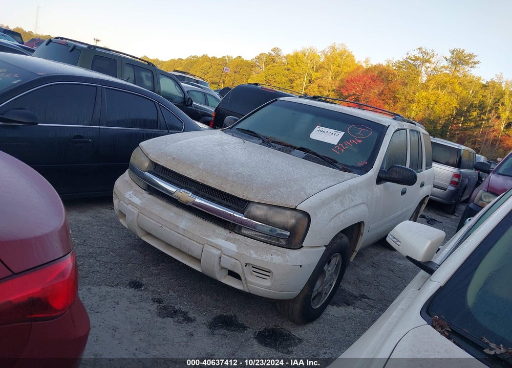 2007 CHEVROLET TRAILBLAZER LS VIN: 1GNDS13S572132496