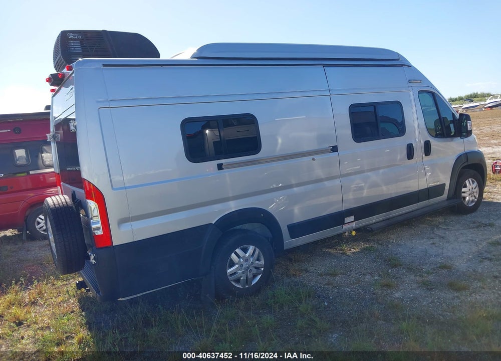 2021 RAM PROMASTER 3500 CARGO VAN HIGH ROOF 159 WB EXT VIN: 3C6FRVJG3ME501347