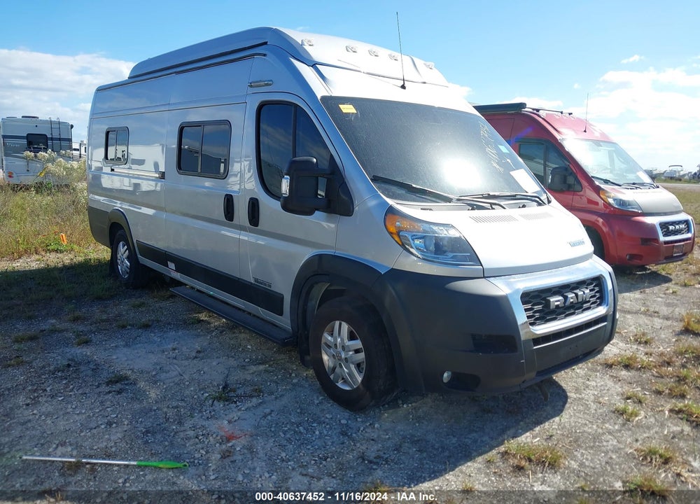 2021 RAM PROMASTER 3500 CARGO VAN HIGH ROOF 159 WB EXT VIN: 3C6FRVJG3ME501347