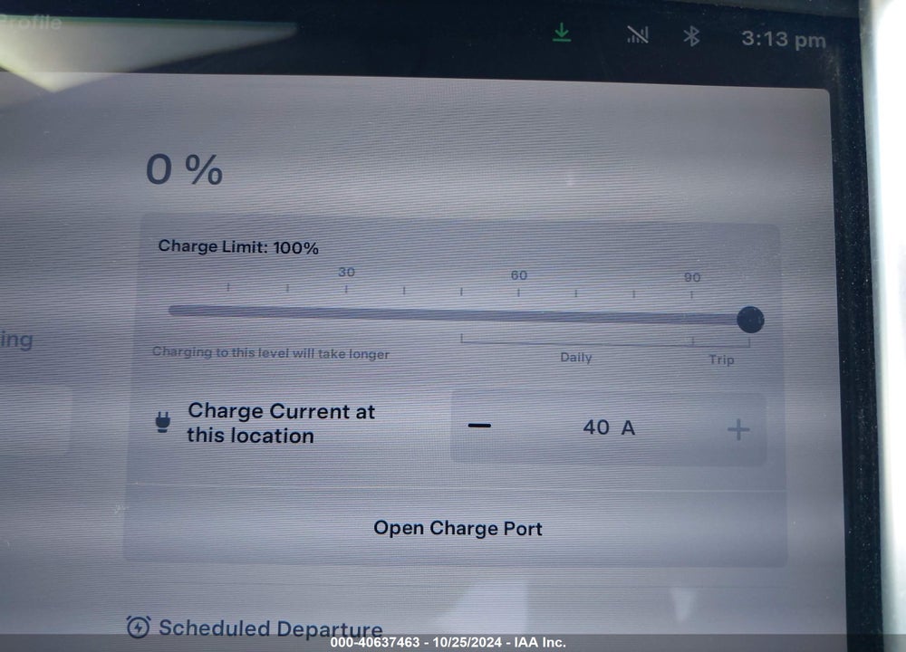 2014 TESLA MODEL S P85 VIN: 5YJSA1H11EFP50055