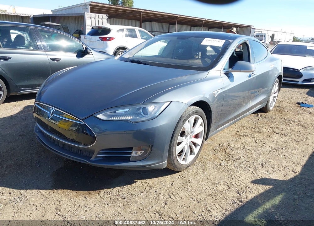 2014 TESLA MODEL S P85 VIN: 5YJSA1H11EFP50055
