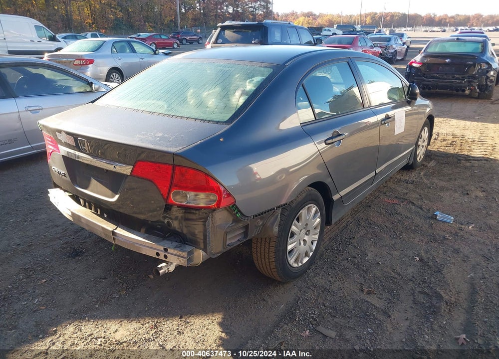 2011 HONDA CIVIC VP VIN: 2HGFA1F37BH504401