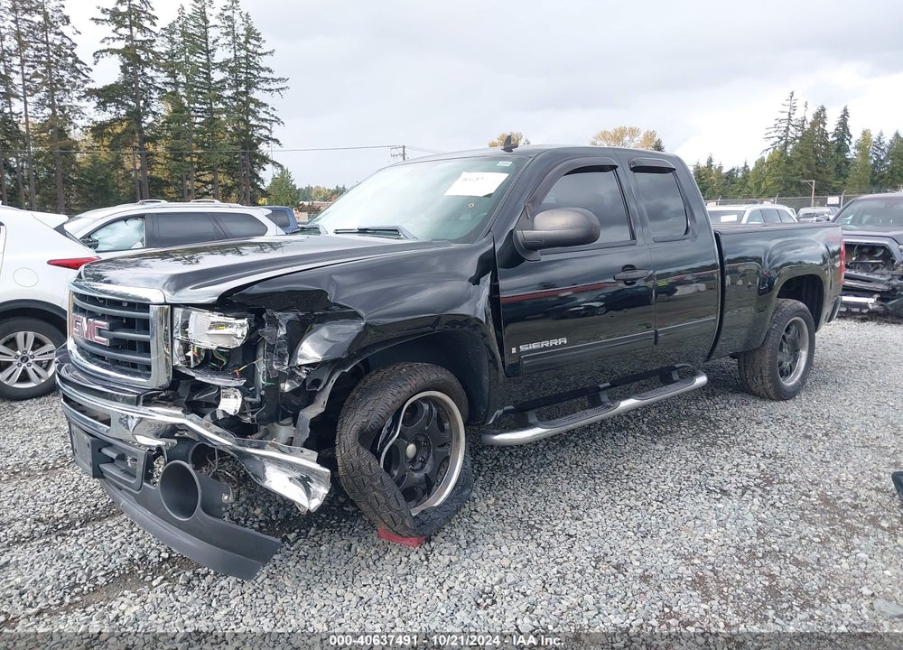 2009 GMC SIERRA 1500 SLE VIN: 2GTEK290191112466