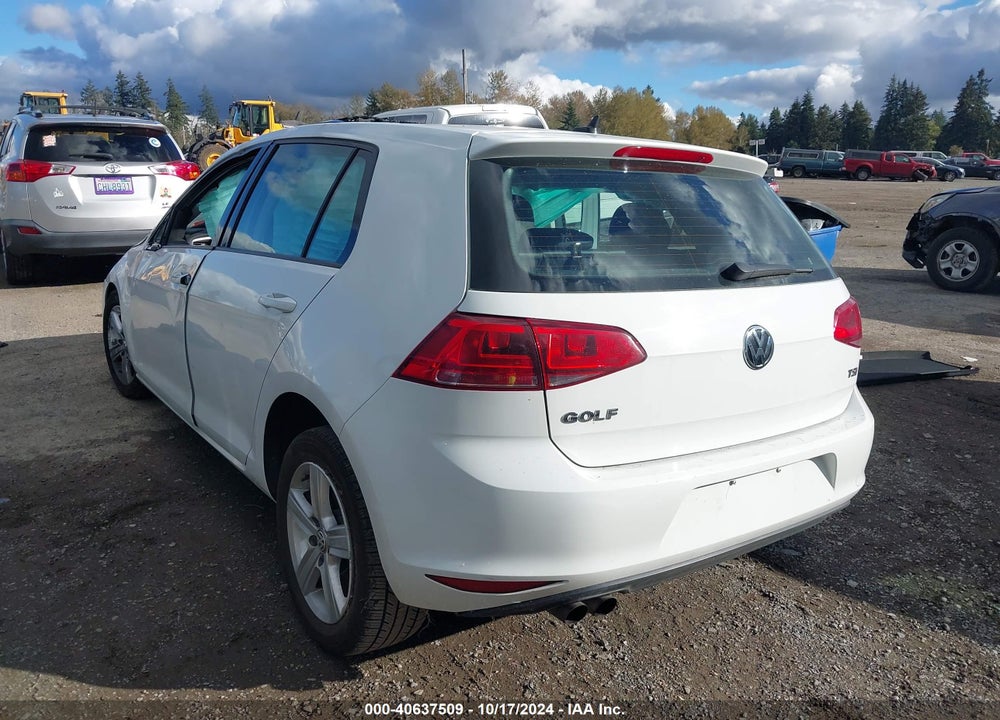2017 VOLKSWAGEN GOLF TSI S 4-DOOR/TSI SE 4-DOOR/TSI SEL 4-DOOR/TSI WOLFSBURG EDITION 4-DOOR VIN: 3VW217AU0HM043548