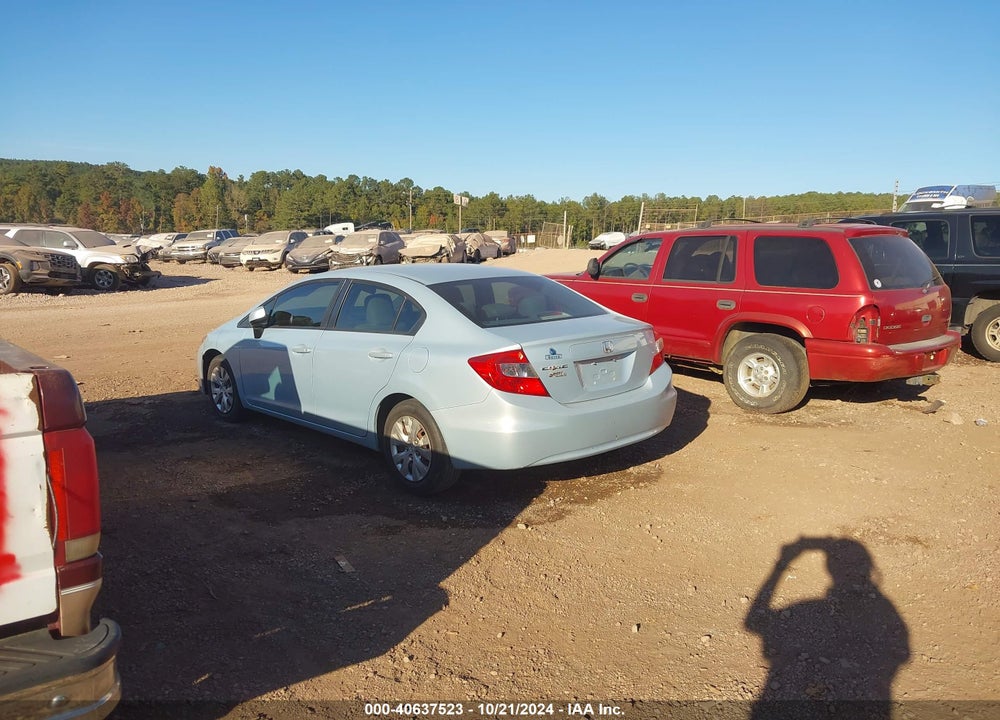 2012 HONDA CIVIC SDN LX VIN: 19XFB2F55CE075761