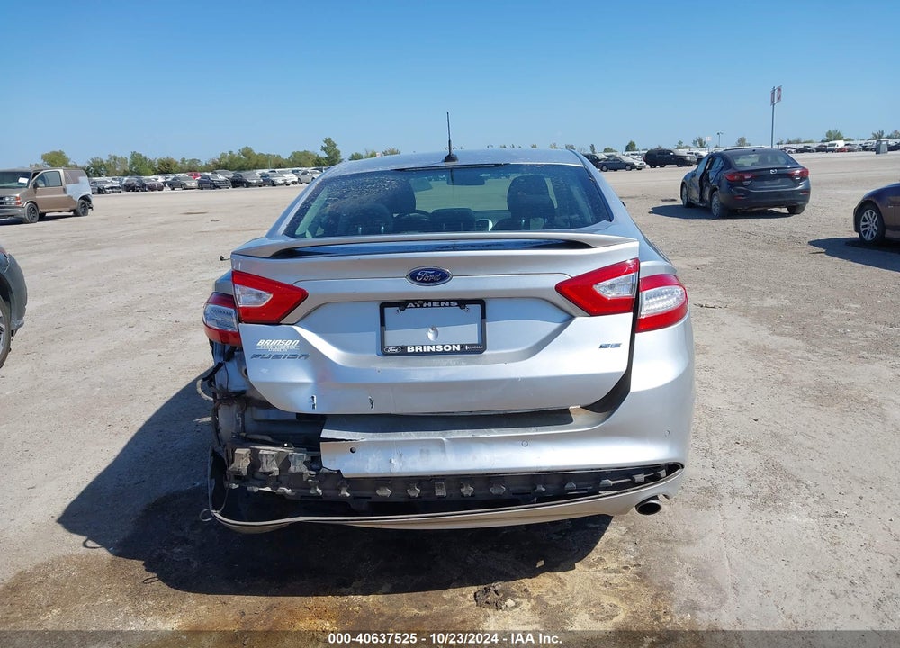 2016 FORD FUSION SE VIN: 3FA6P0H77GR239312