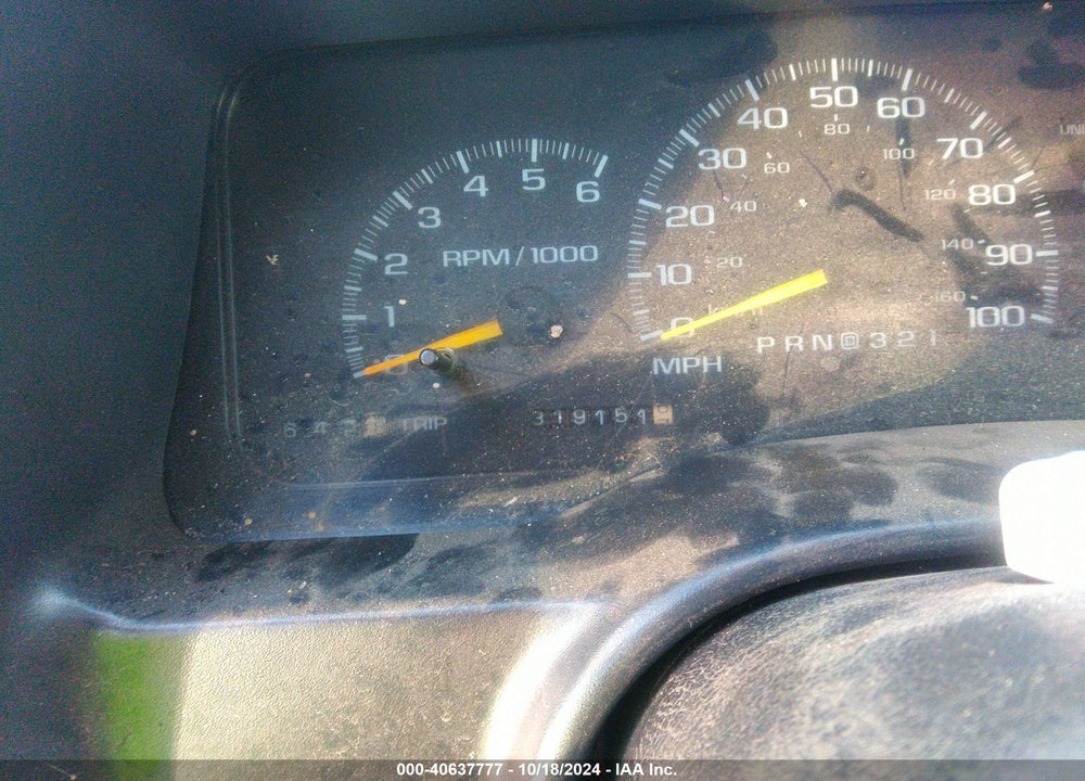 1997 CHEVROLET K1500 FLEETSIDE VIN: 2GCEK19R9V1130135