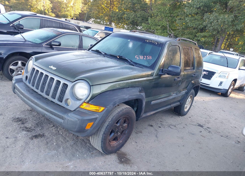 2007 JEEP LIBERTY SPORT VIN: 1J4GK48K17W578258