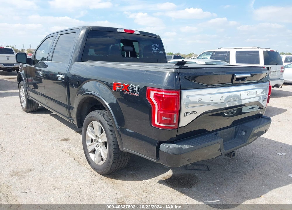 2015 FORD F-150 PLATINUM VIN: 1FTEW1EF7FFA15057