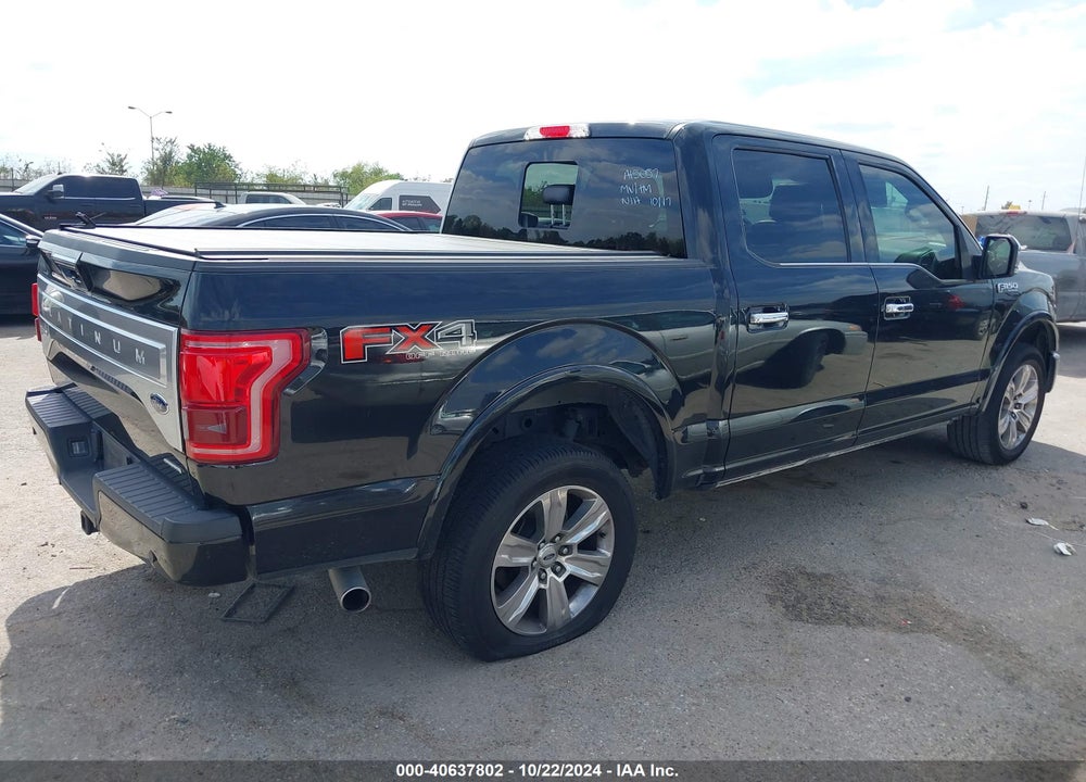 2015 FORD F-150 PLATINUM VIN: 1FTEW1EF7FFA15057