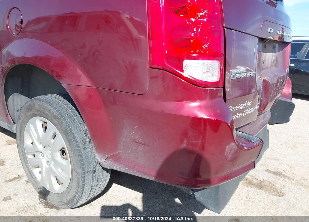 2019 DODGE GRAND CARAVAN SE VIN: 2C7WDGBGXKR605706