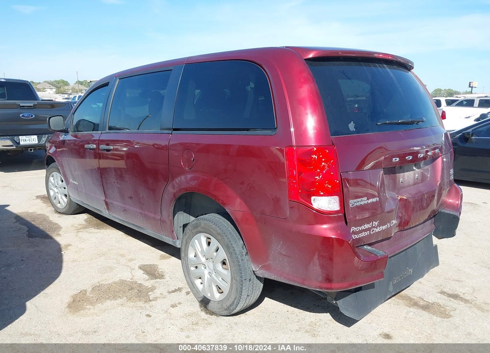 2019 DODGE GRAND CARAVAN SE VIN: 2C7WDGBGXKR605706