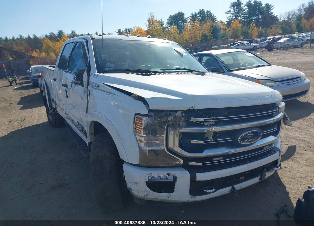 2020 FORD F-350 PLATINUM VIN: 1FT8W3BT6LED43476