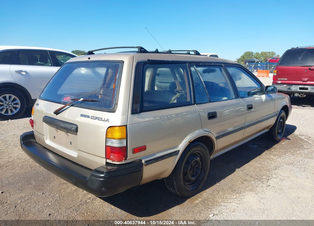 1992 TOYOTA COROLLA DLX VIN: JT2AE94K4N3492729