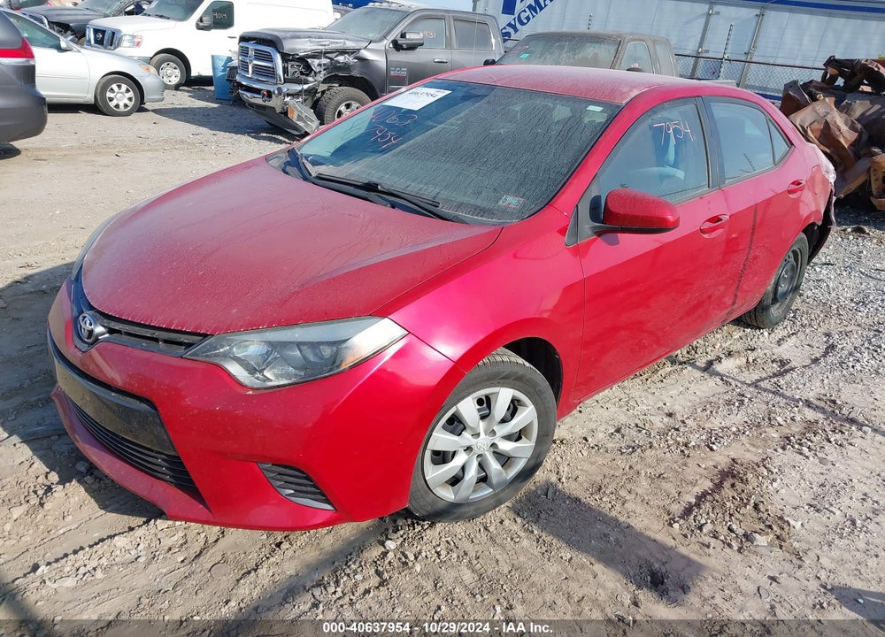 2016 TOYOTA COROLLA LE VIN: 2T1BURHE5GC628606