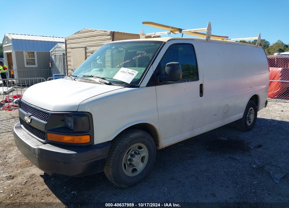 2008 CHEVROLET EXPRESS WORK VAN VIN: 1GCGG25CX81156187