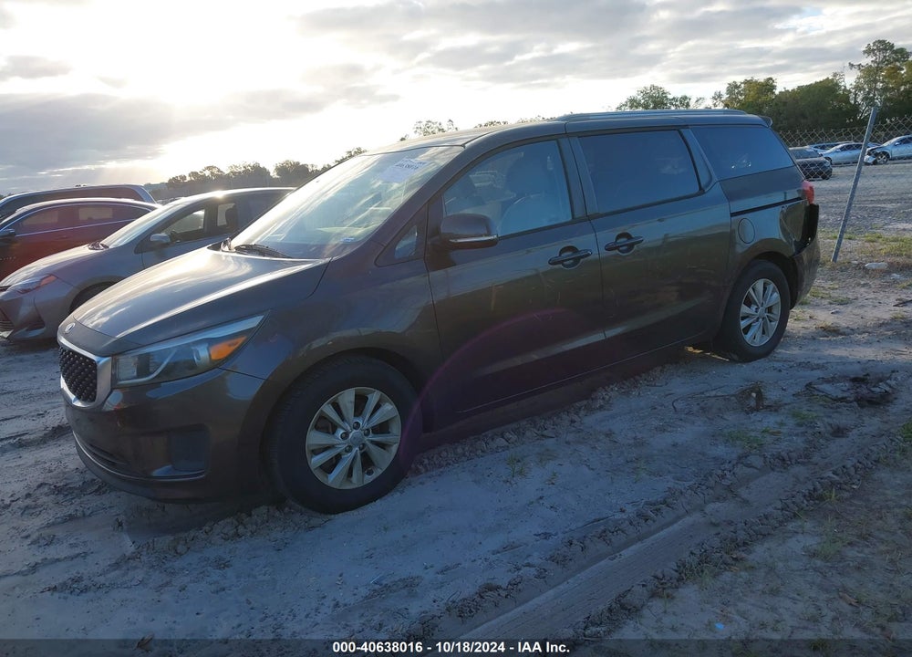 2016 KIA SEDONA LX VIN: KNDMB5C14G6165909