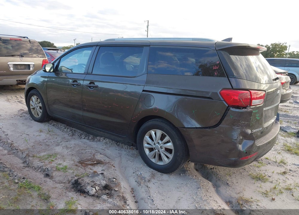 2016 KIA SEDONA LX VIN: KNDMB5C14G6165909