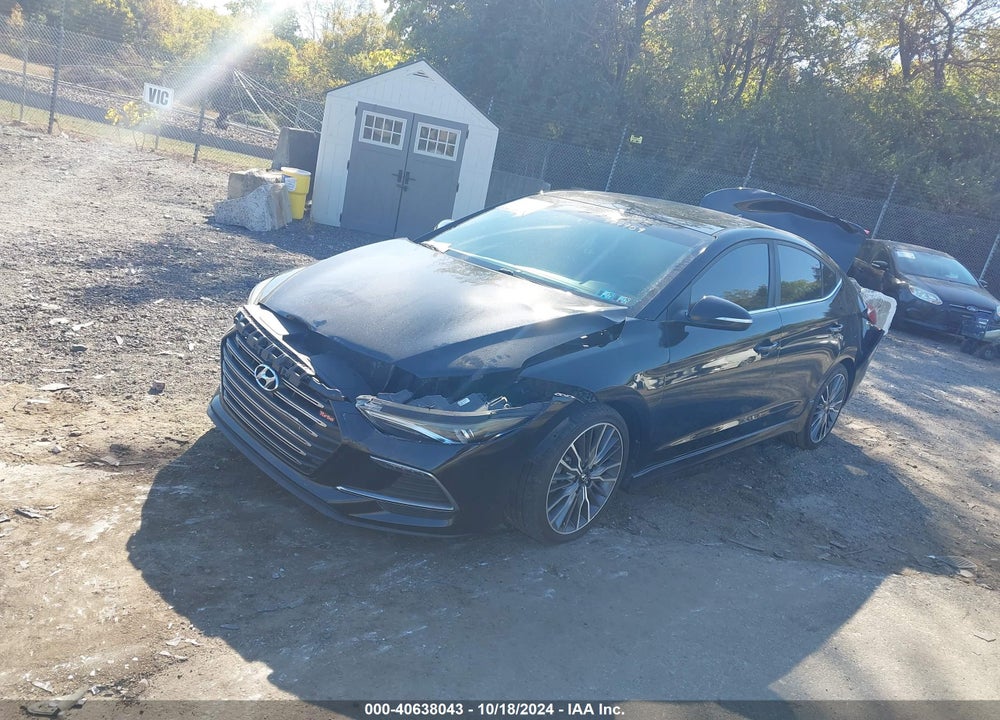 2018 HYUNDAI ELANTRA SPORT VIN: KMHD04LB2JU477959