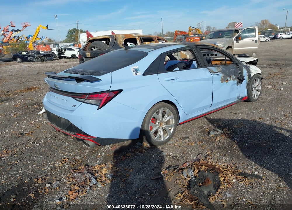 2023 HYUNDAI ELANTRA N VIN: KMHLW4AK6PU018987