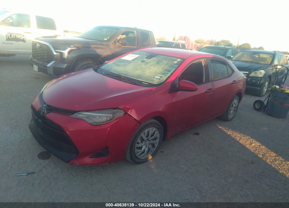 2017 TOYOTA COROLLA LE VIN: 5YFBURHE7HP721628