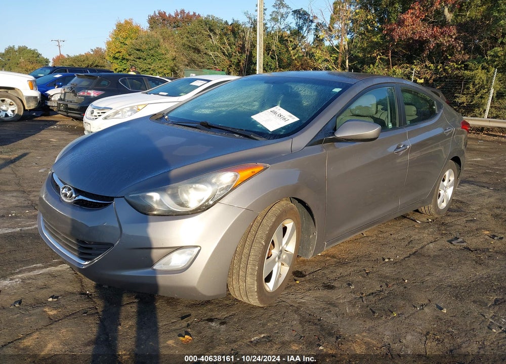 2013 HYUNDAI ELANTRA GLS VIN: 5NPDH4AEXDH312556