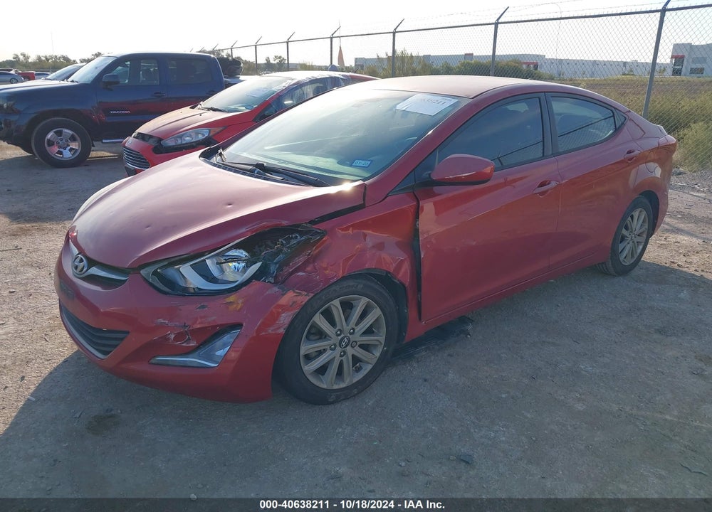 2016 HYUNDAI ELANTRA SE VIN: KMHDH4AEXGU543690