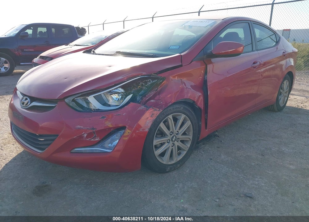2016 HYUNDAI ELANTRA SE VIN: KMHDH4AEXGU543690