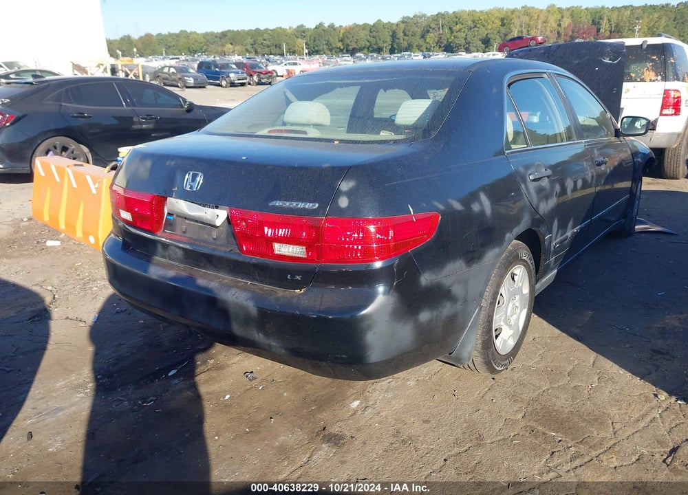 2005 HONDA ACCORD 2.4 LX VIN: 1HGCM56485L002322