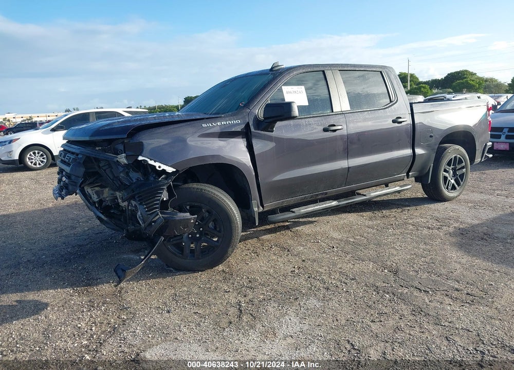 2023 CHEVROLET SILVERADO 1500 2WD SHORT BED CUSTOM VIN: 3GCPABEK4PG224735
