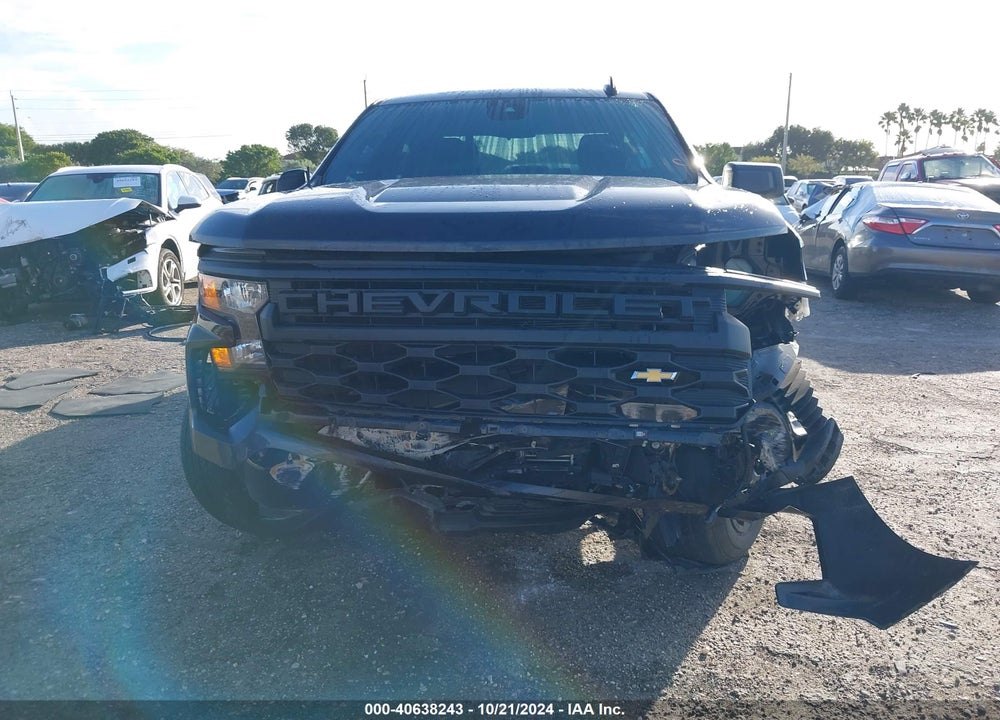 2023 CHEVROLET SILVERADO 1500 2WD SHORT BED CUSTOM VIN: 3GCPABEK4PG224735