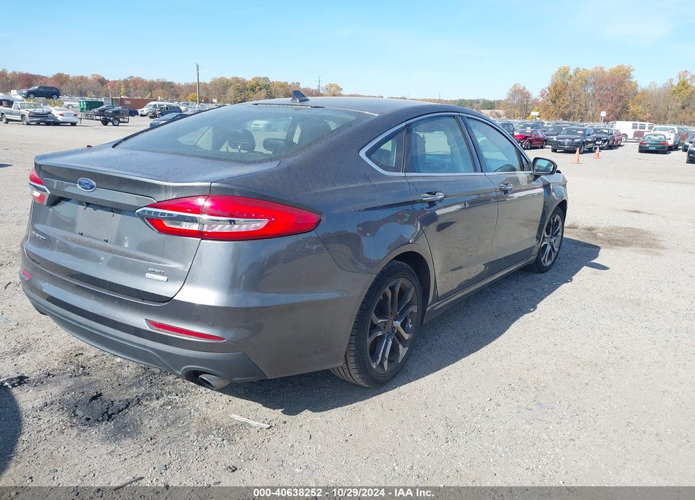 2019 FORD FUSION SEL VIN: 3FA6P0CD6KR149865