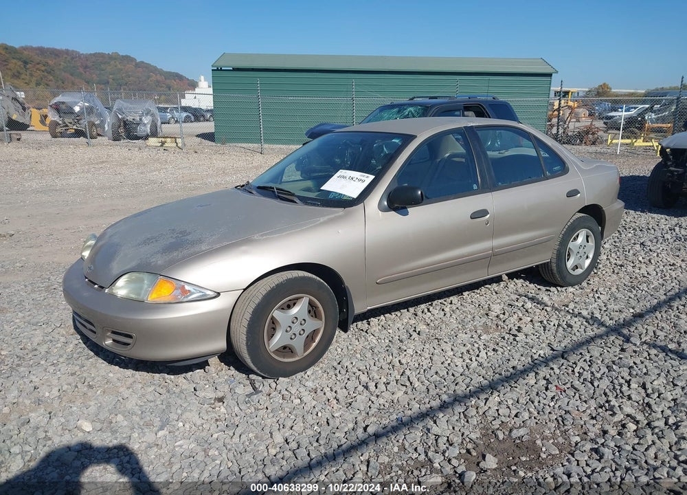 2002 CHEVROLET CAVALIER VIN: 1G1JC524627143403