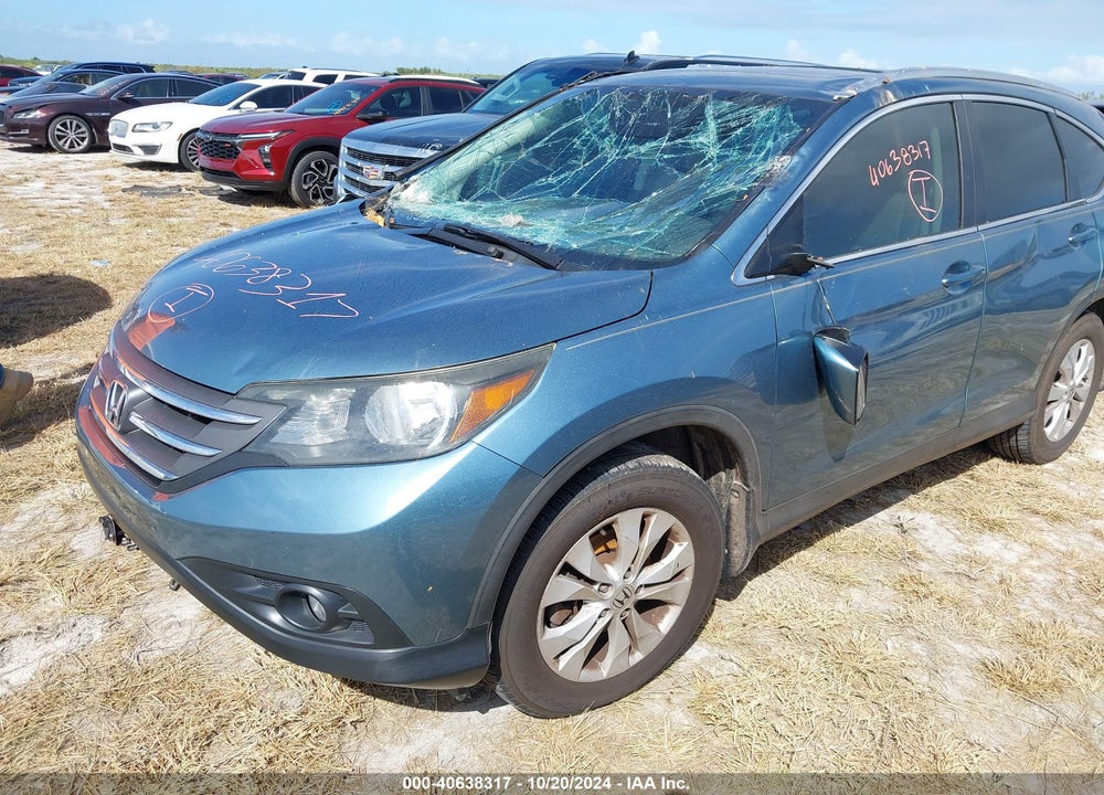 2013 HONDA CR-V EX-L VIN: 5J6RM3H74DL034276