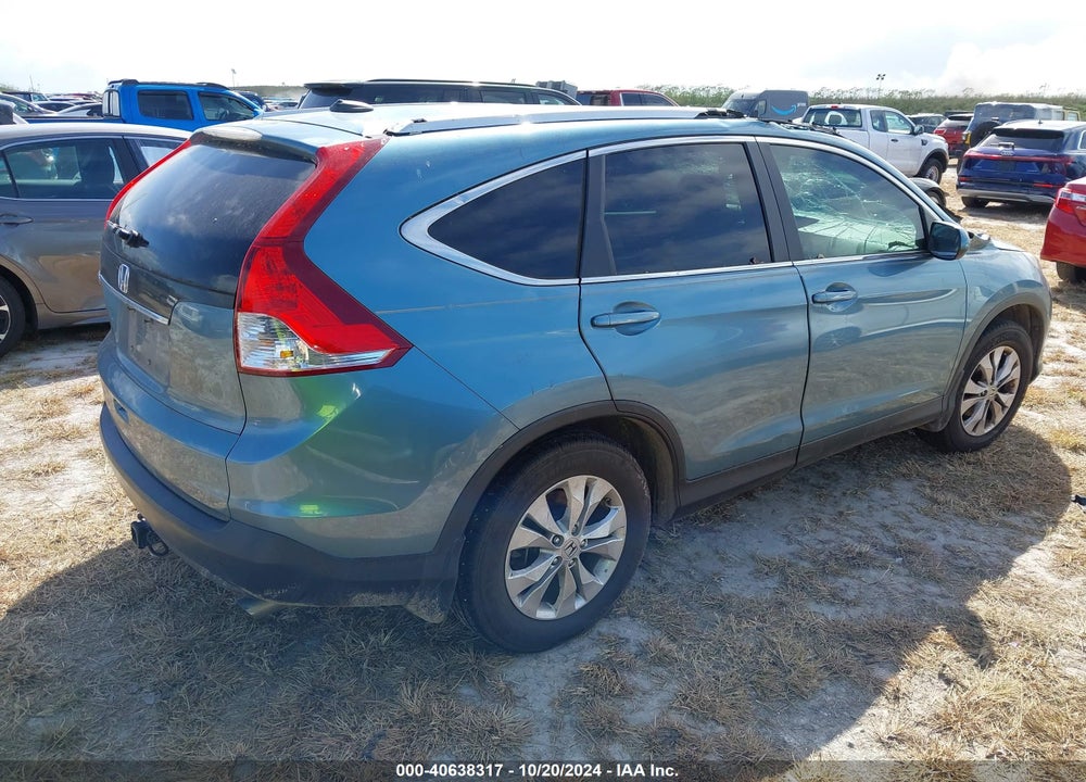 2013 HONDA CR-V EX-L VIN: 5J6RM3H74DL034276