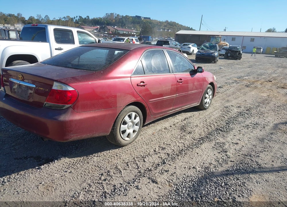 2005 TOYOTA CAMRY LE VIN: 4T1BE32K25U076955