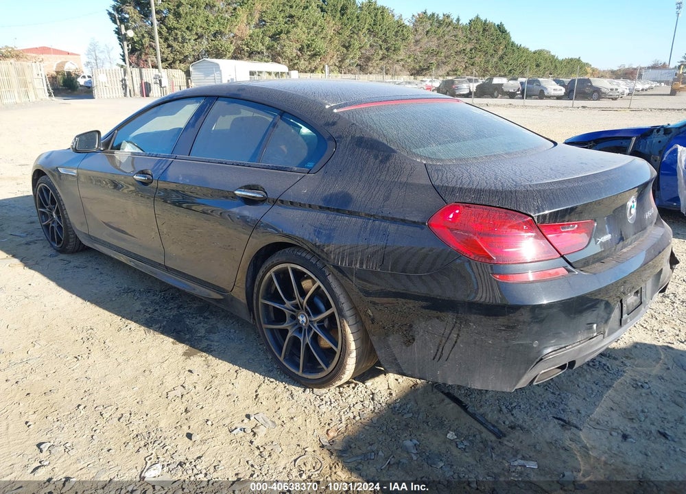 2017 BMW 650I GRAN COUPE XDRIVE VIN: WBA6D6C50HG388470
