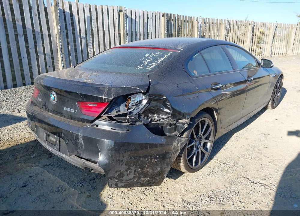 2017 BMW 650I GRAN COUPE XDRIVE VIN: WBA6D6C50HG388470
