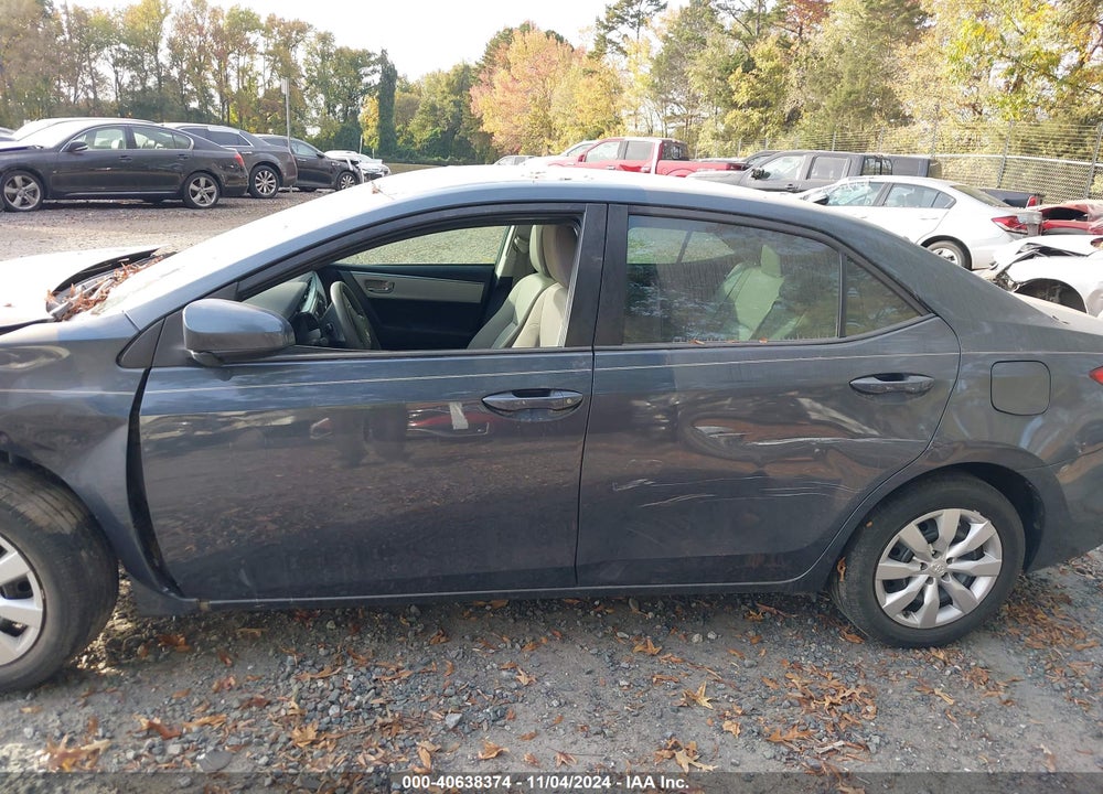 2016 TOYOTA COROLLA LE VIN: 5YFBURHE8GP390654