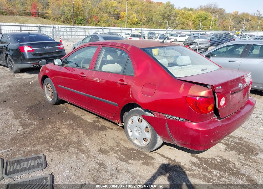 2003 TOYOTA COROLLA CE VIN: JTDBR32E130031657